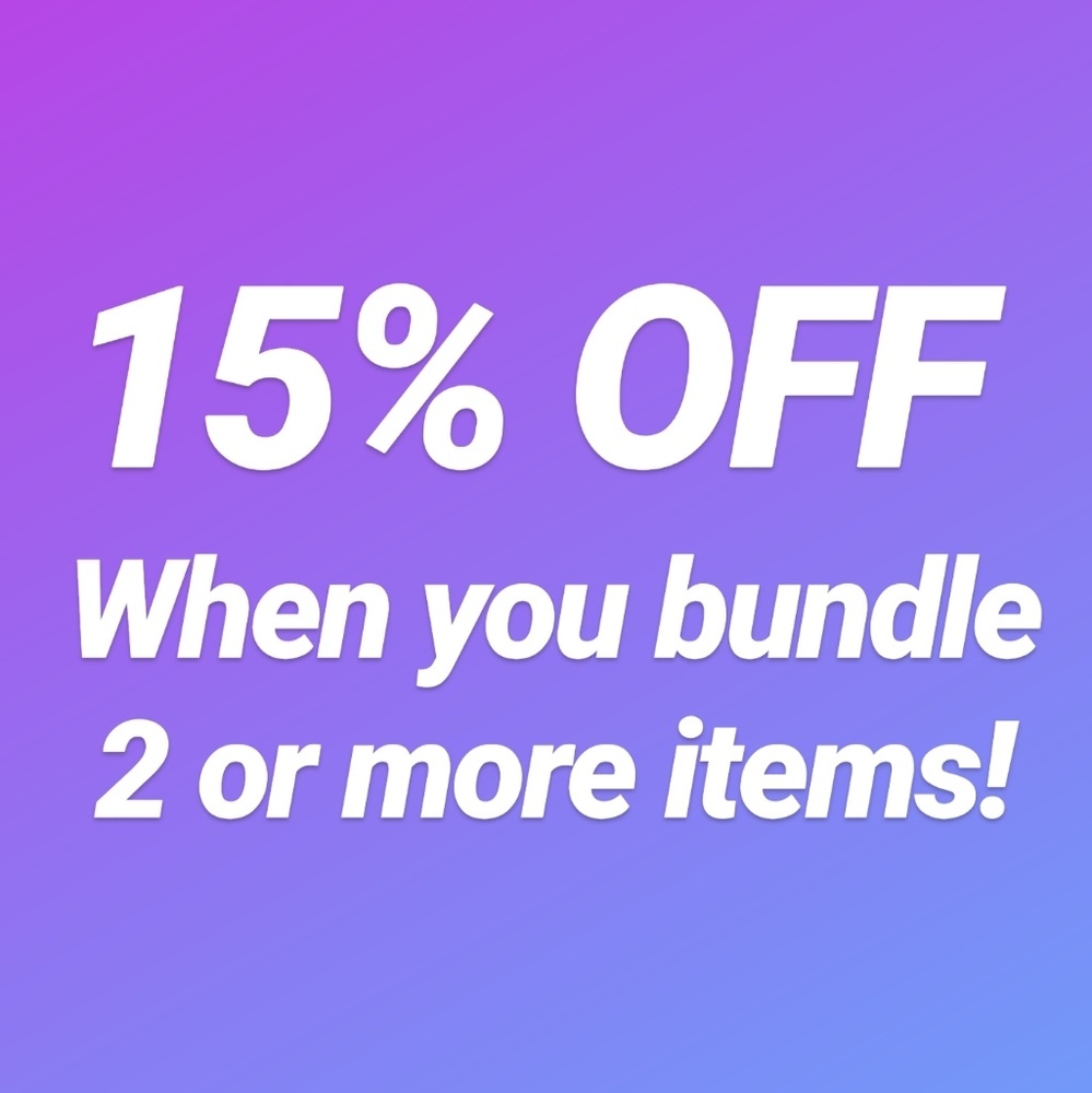 15% OFF your purchase!